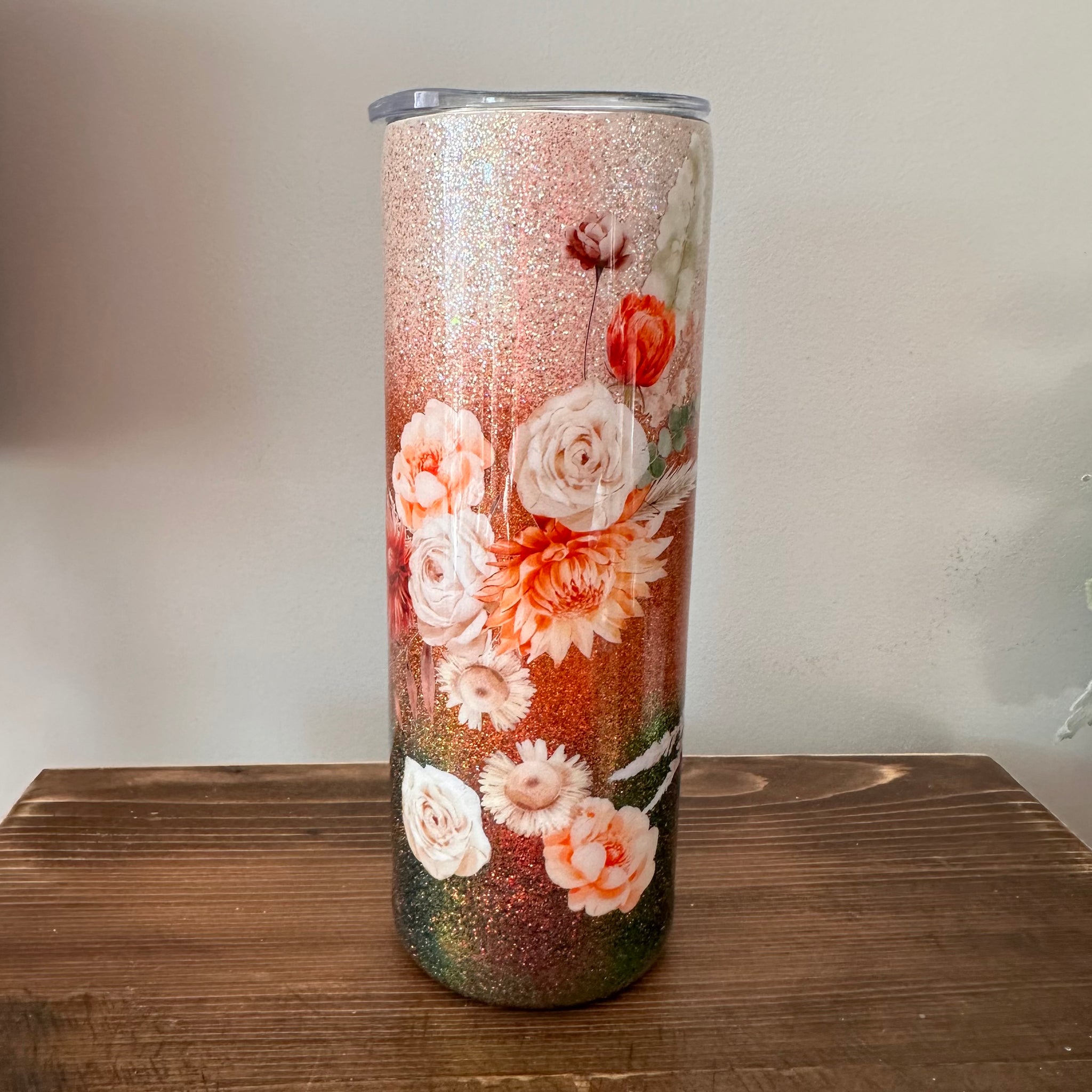 Fall Florals Tumbler - 20 oz In Stock