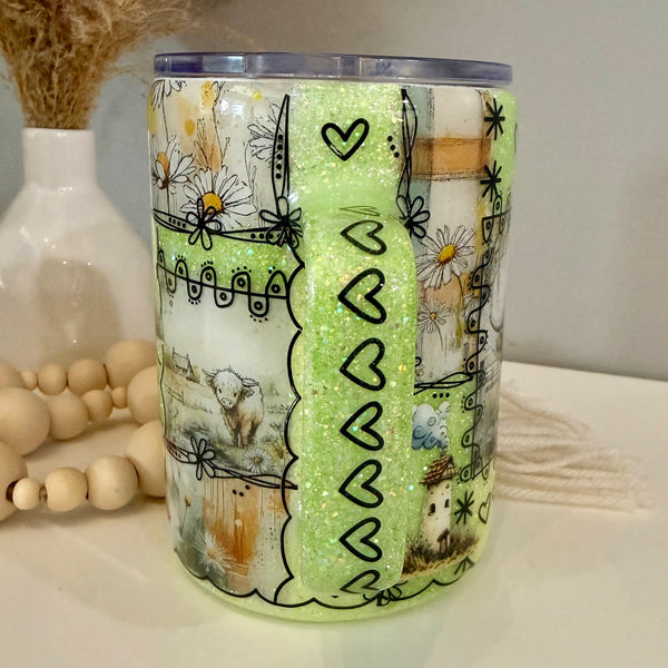 Highlands & Daisies Tumbler - 16oz Mug In Stock