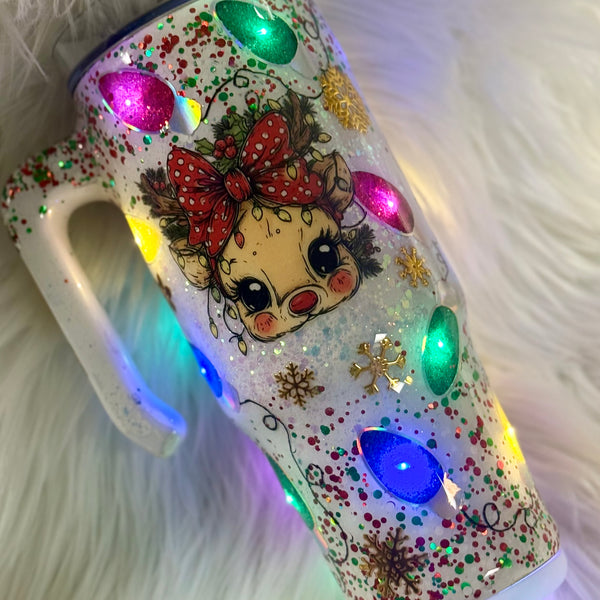 Light Up Tumblers (Christmas) - 30 oz In Stock (multiple designs)