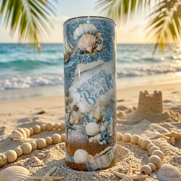 Beach tumbler - 20oz In Stock