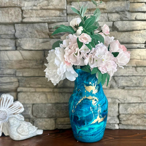 Vases - Glassware (multiple colors) In Stock (flowers not included)