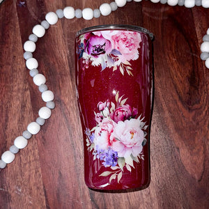 Peony Tumbler - 20 oz In Stock