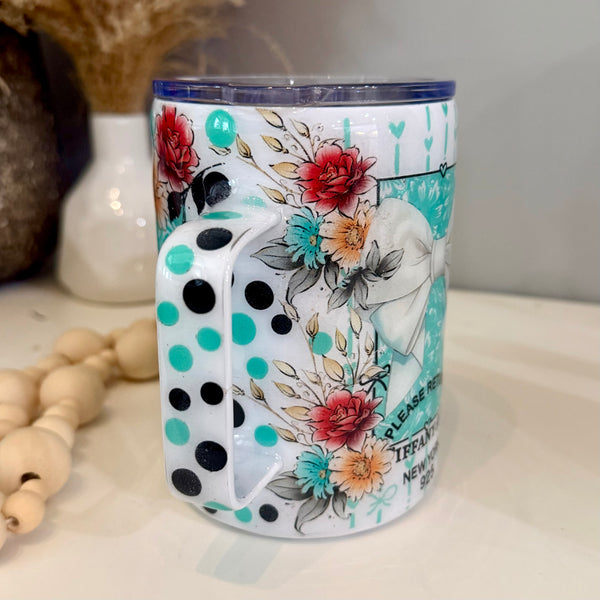 Tiffany Inspired Tumbler - 16oz Mug In Stock