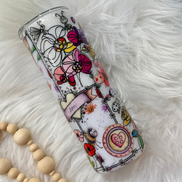 Bugs & Birds tumbler - 20oz In Stock