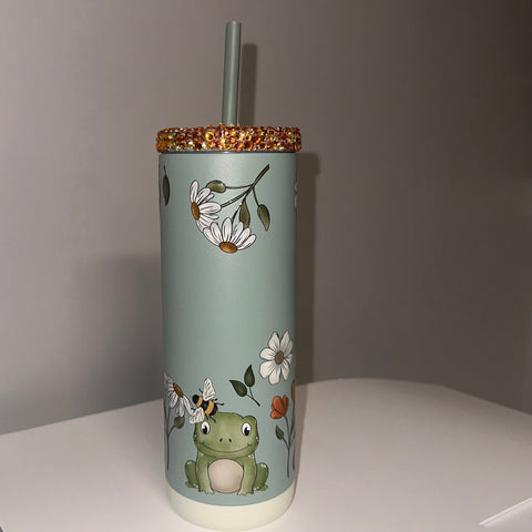 Critters with rhinestone lid tumbler - 20 oz in stock