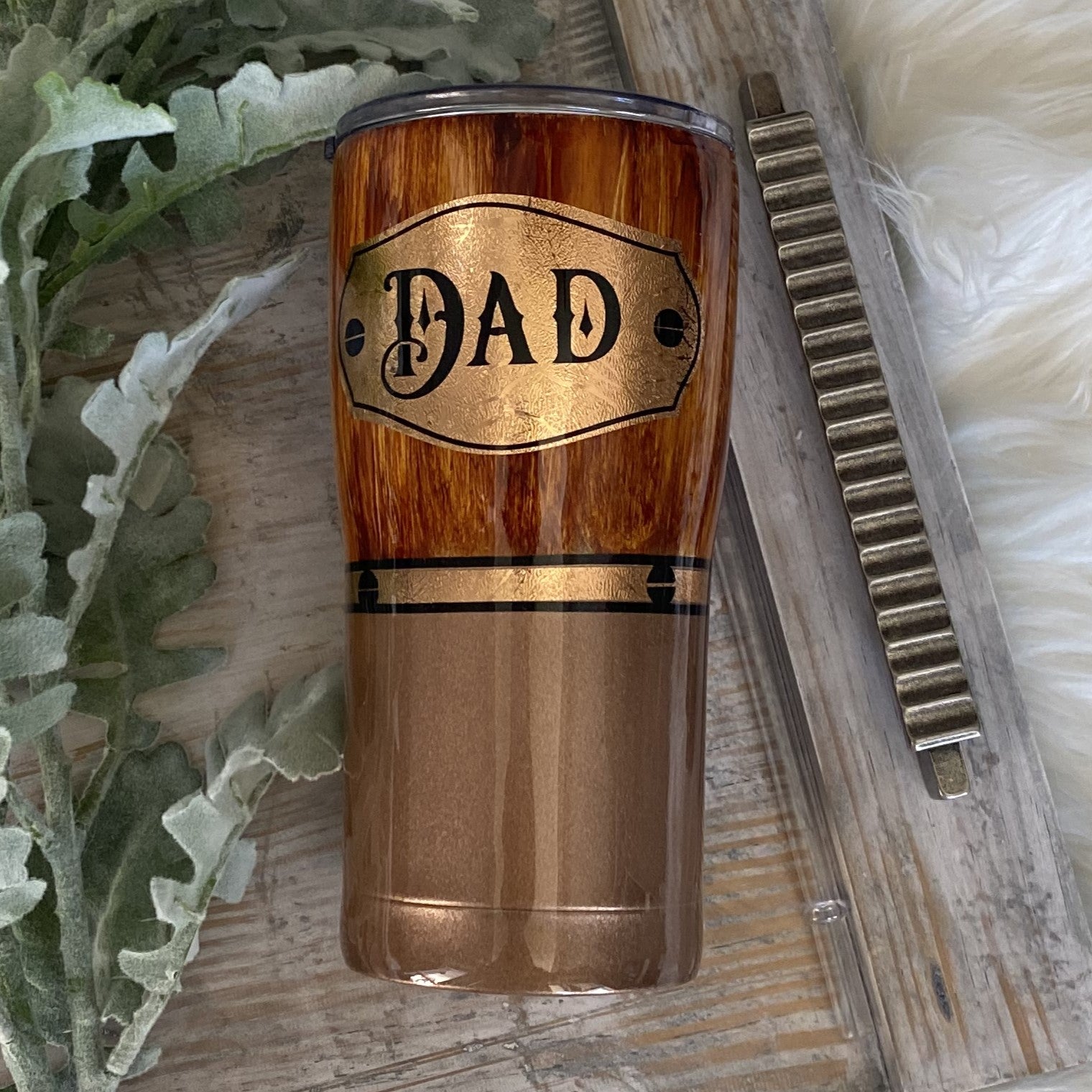 Dad Woodgrain split - 20 oz In Stock