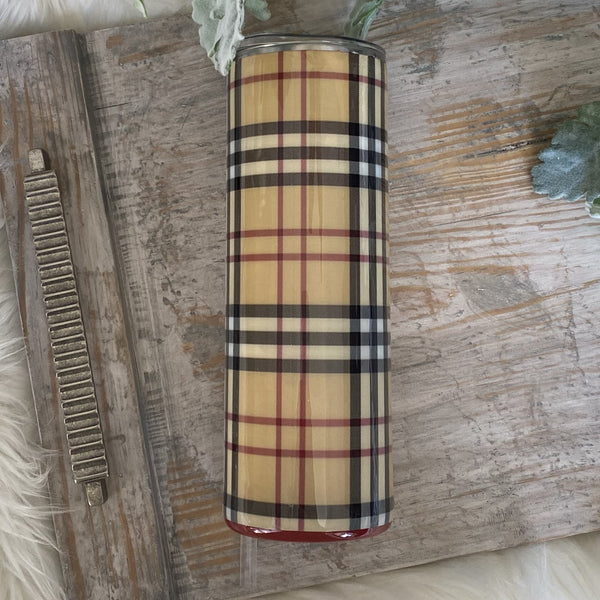 Plaid Tumbler (Multiple sizes) In Stock