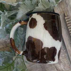 Cowhide Mug - 14 oz In Stock