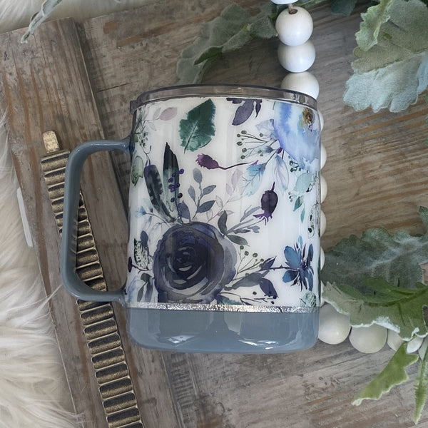 Floral Mug (Multiple Colors/Patterns) - 12 oz In Stock