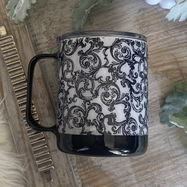 Floral Mug (Multiple Colors/Patterns) - 12 oz In Stock