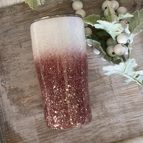 Rose Gold Ombre Tumbler - 20 oz In Stock