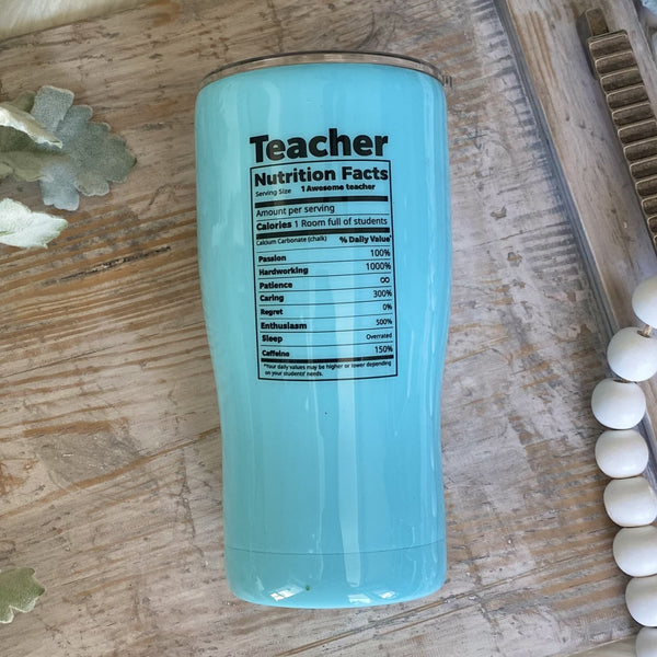 Teacher Tumbler - 20 oz (In Stock)
