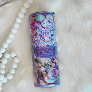 Rather be a Mermaid Tumbler - 20oz In Stock