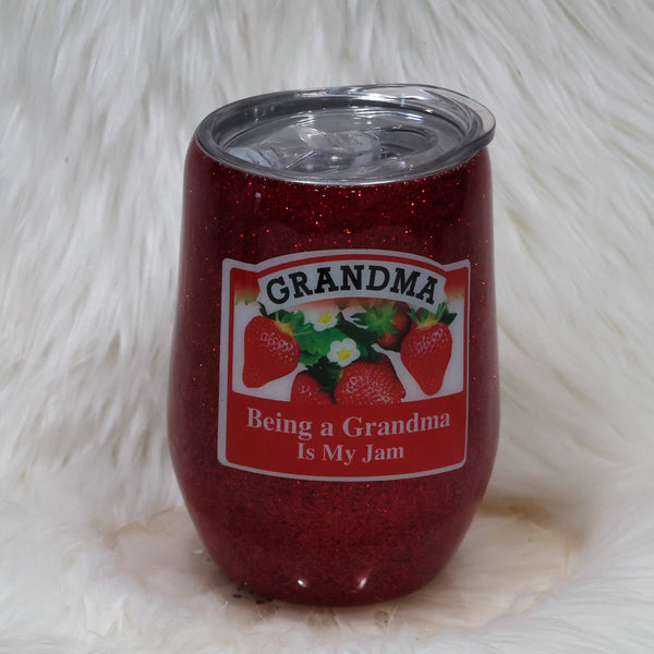 Jam Jar Tumbler - Grandma - 15 oz In Stock