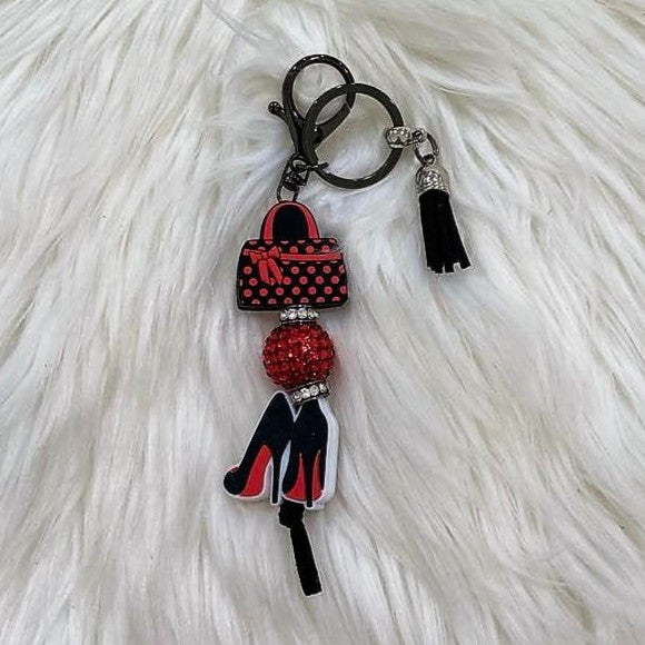 Purse & Shoes Keychains (multiple styles)