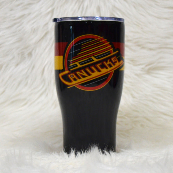 Canucks Skate Tumbler