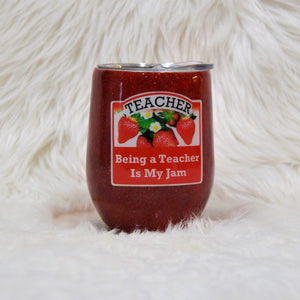 Teacher Jam Jar Tumbler