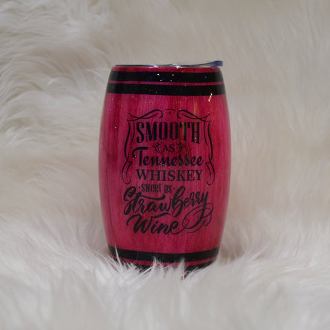 Tennessee Whiskey & Strawberry Wine Tumbler