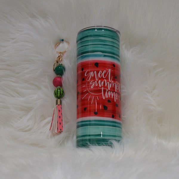 Sweet Summer Time Watermelon Tumbler