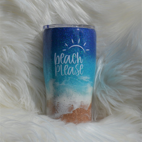 Beach Please Tumbler