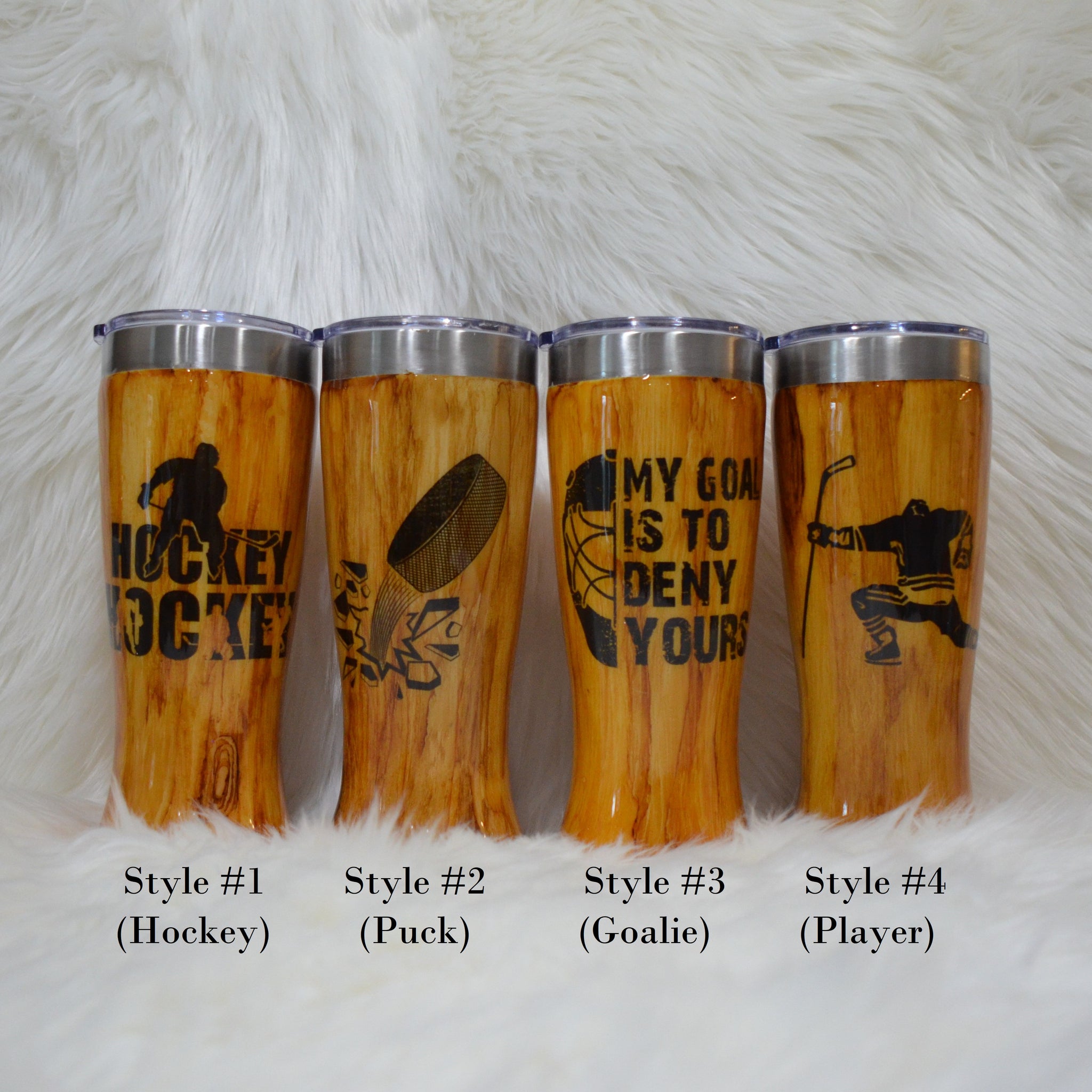 Hockey Beer Tumbler (Multiple Styles)