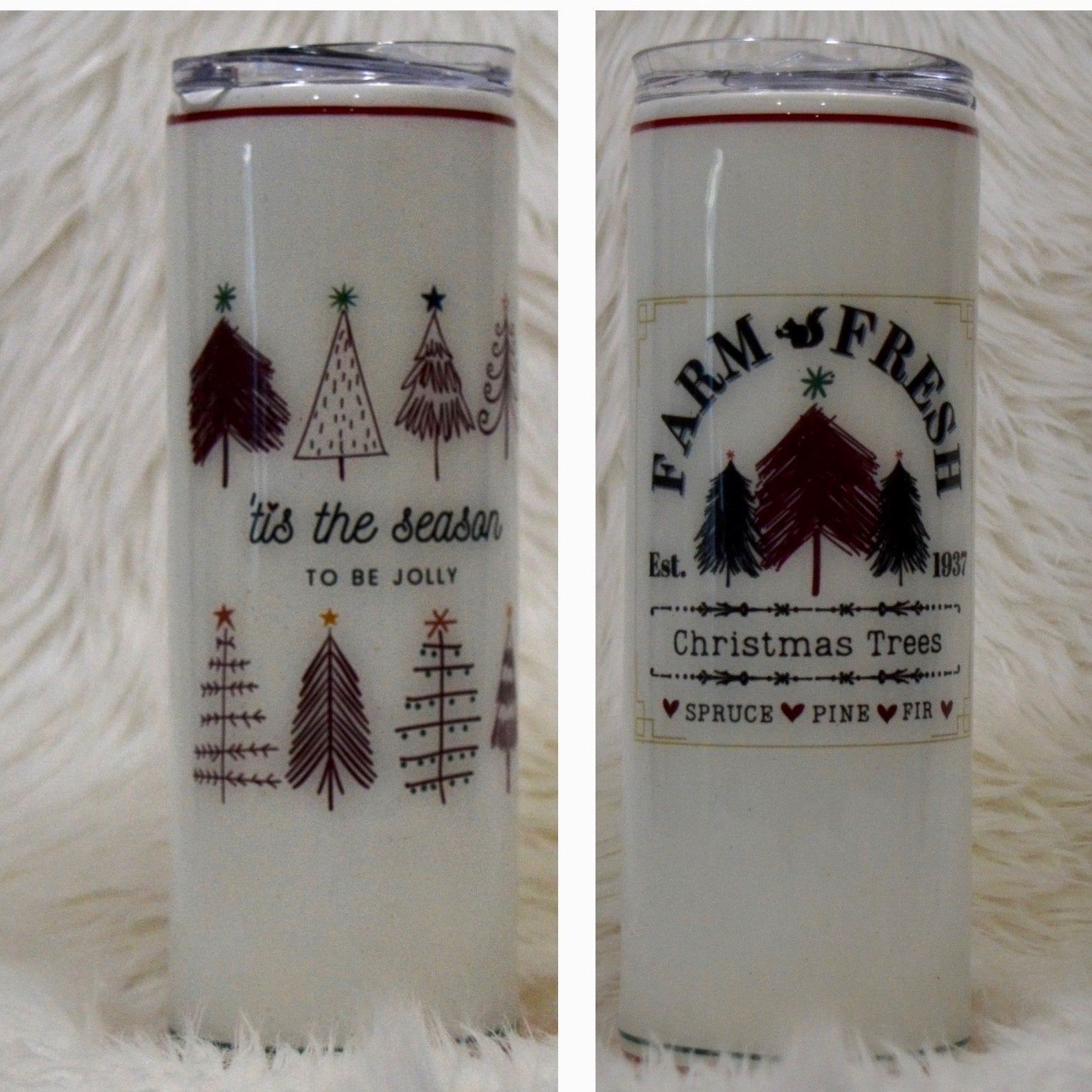 Farm Fresh Christmas Trees Tumbler - 20 oz In Stock